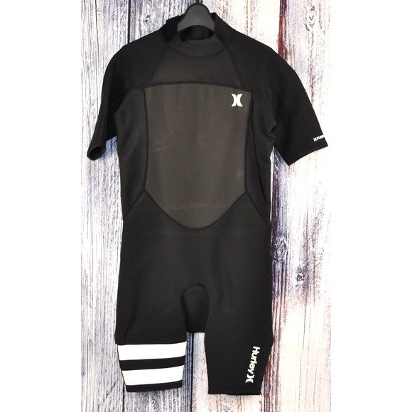 Hurley Fusion 202 Shorty Back Zip Wetsuit 2 mm UPF 50+Size Men's Large NEW - Picture 1 of 5